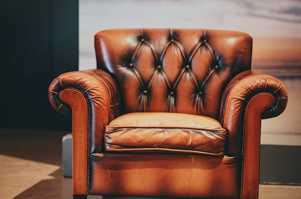 Classic Leather Armchair